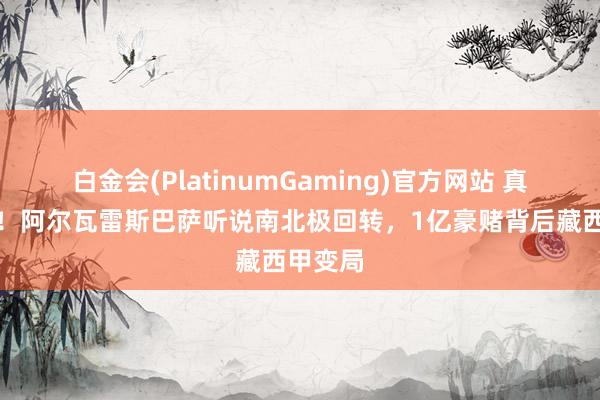 澳门威斯人app 真假难辨！阿尔瓦雷斯巴萨传奇南北极回转，1亿豪赌背后藏西甲变局